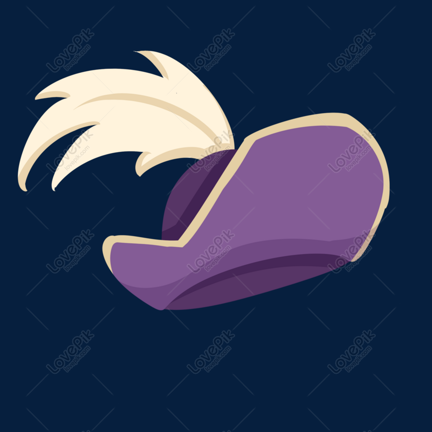 purple pirate hat