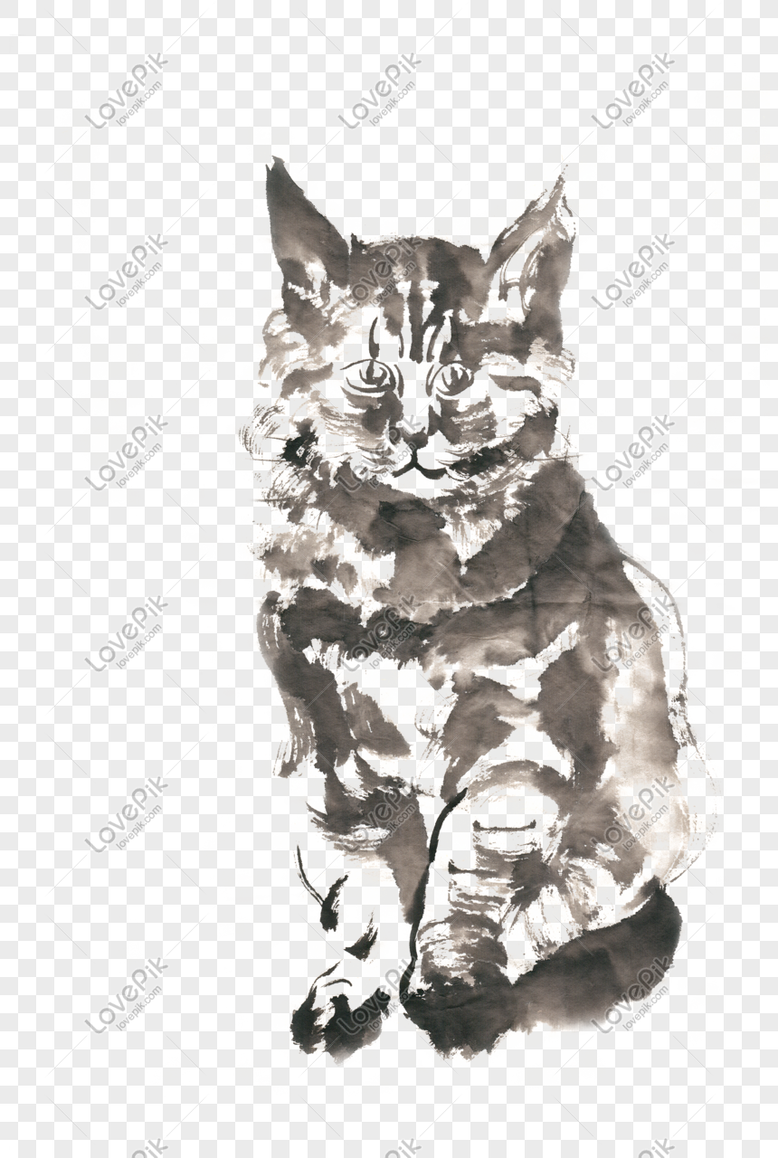 Hình ảnh Cảnh Báo Mèo Con Mực Vẽ Tài Liệu Miễn Phí Png PNG Miễn ...