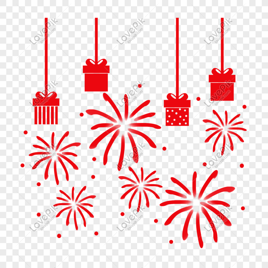 Desenho de árvore de ano novo, fogos de artifício, flor, linha, céu,  planta, evento, desenhando, evento, fogo png