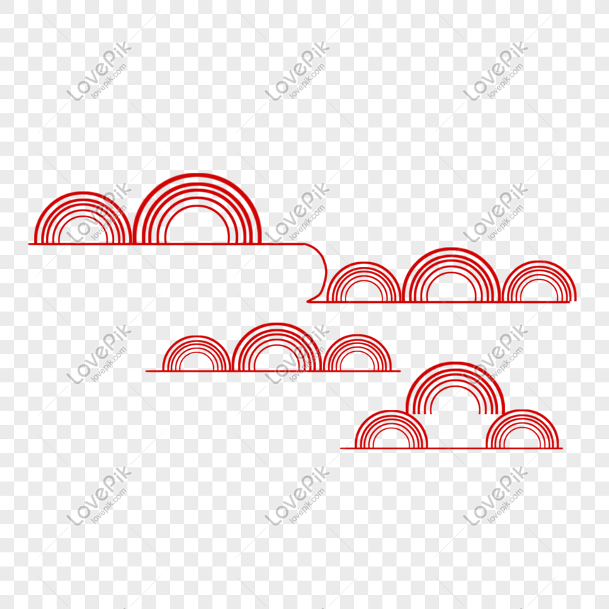 Vector Chinese Cloud Hand Drawn Elements Png Image Picture Free Download Lovepik Com
