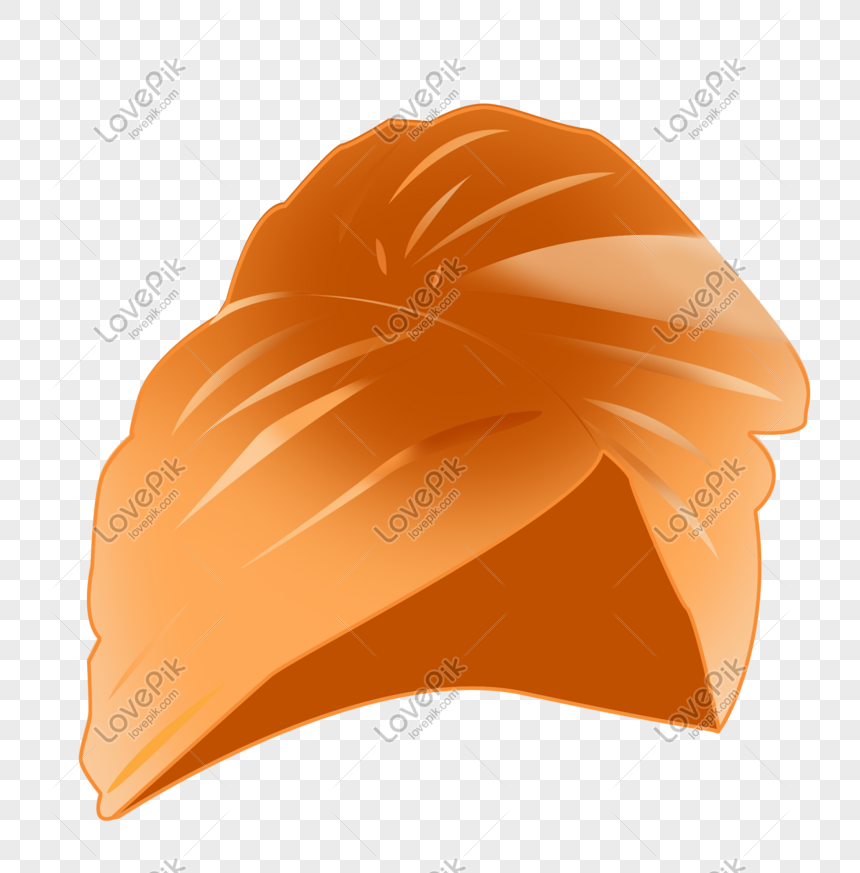 orange shower cap
