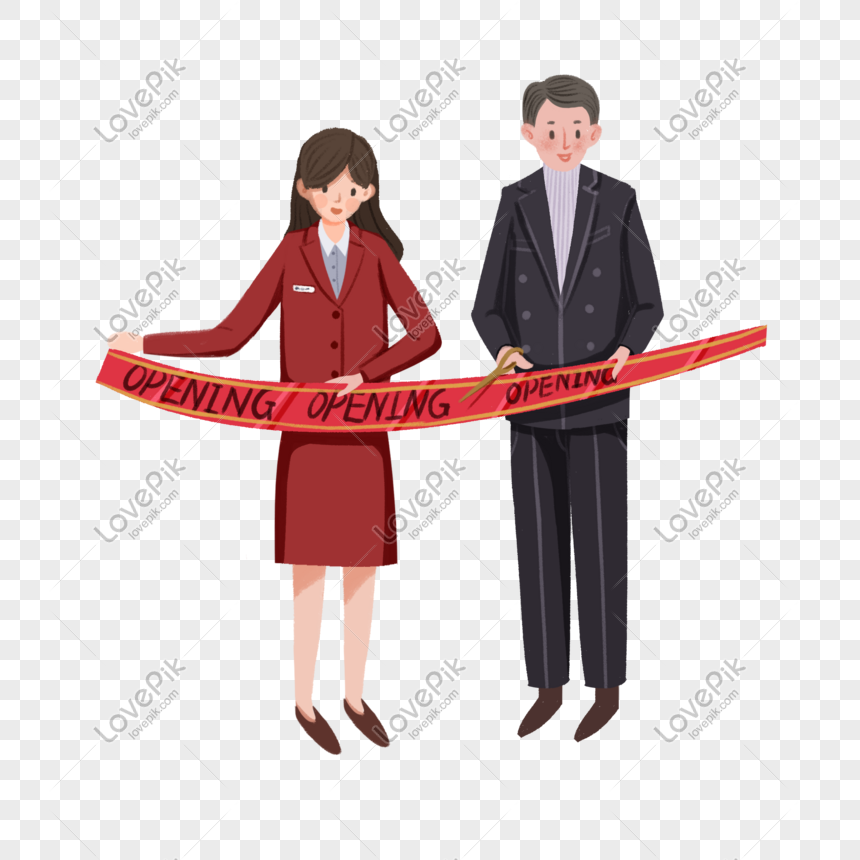 ribbon cutting images png