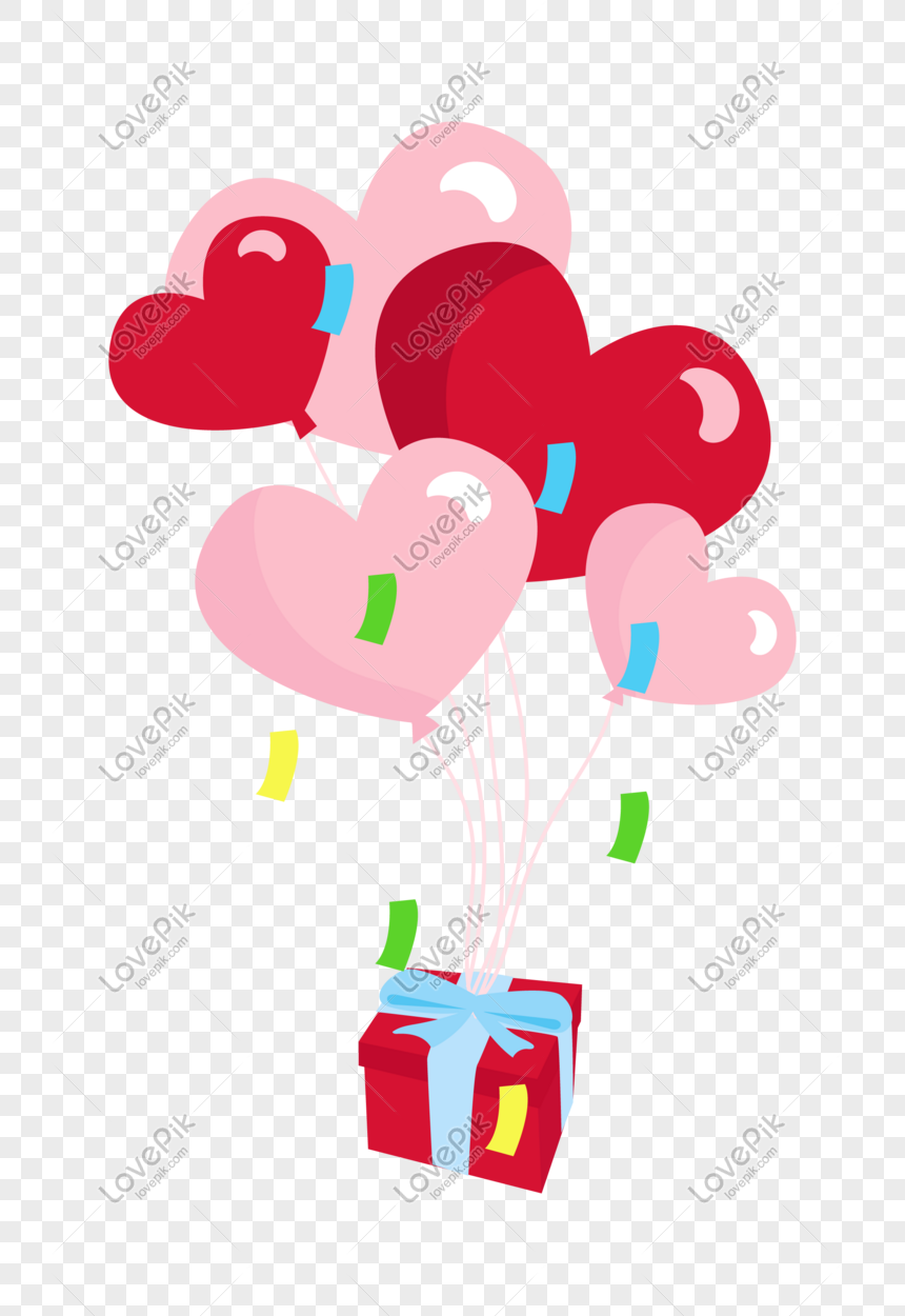 バレンタインデー手描き風船イラストイメージ グラフィックス Id Prf画像フォーマットpsd Jp Lovepik Com