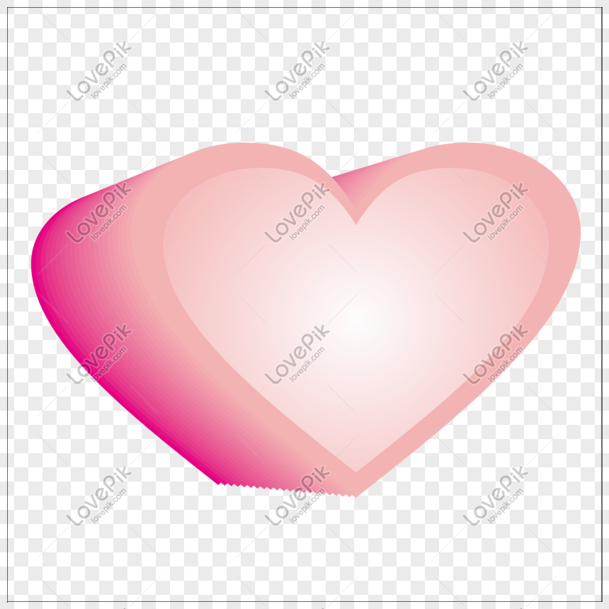 Photo De Vecteur De Coeur Amour Dessin Anime Saint Valentin Amour Tridimensionnel Rose Happy Valentin Dessines A La Main Graphique Images Free Download Lovepik