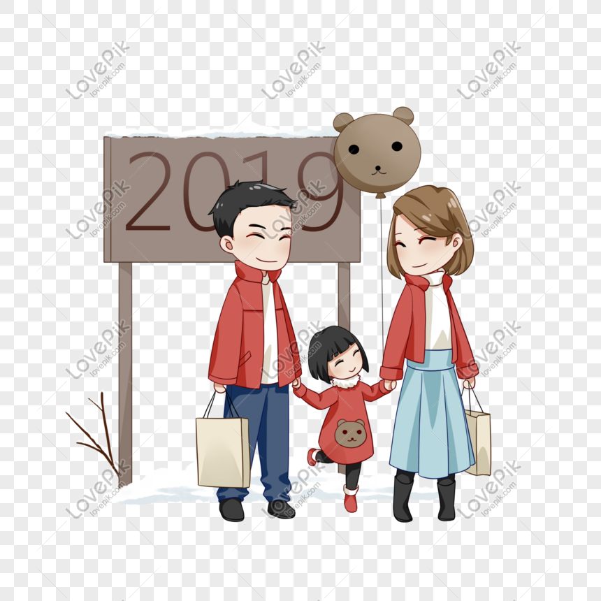2019 Chinese New Year Cartoon Doll Shopping Shopping Cute Vector PNG Free  Download And Clipart Image For Free Download - Lovepik | 611647333