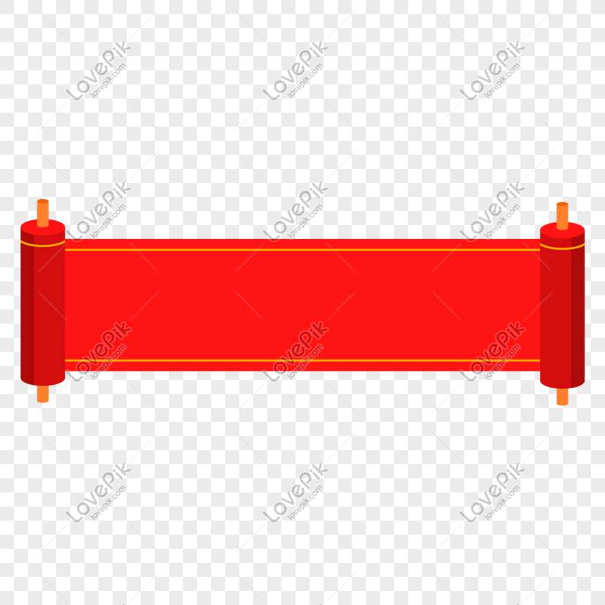 A festive red banner free clipart, A festive red banner, free illustration, festive red banner png image