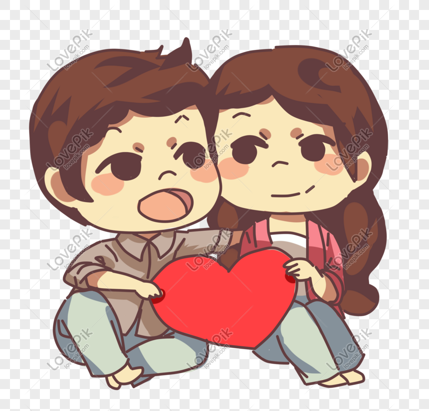 Valentines Day Couple Intimate Daily Love Cartoon PNG Transparent And  Clipart Image For Free Download - Lovepik | 611647426