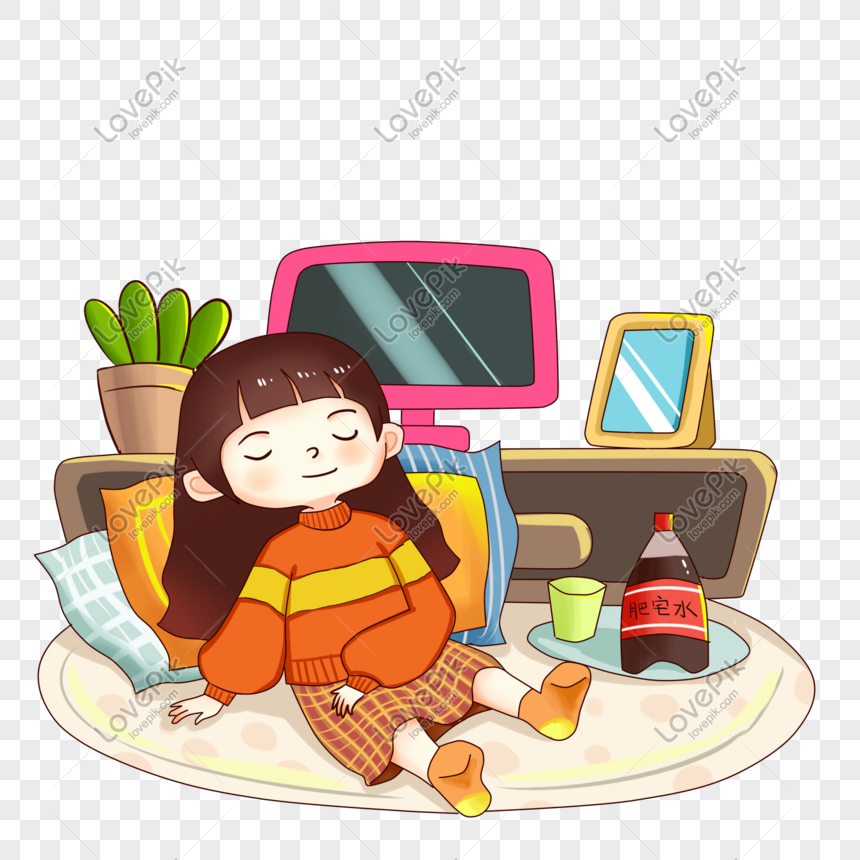 the napping house clipart png