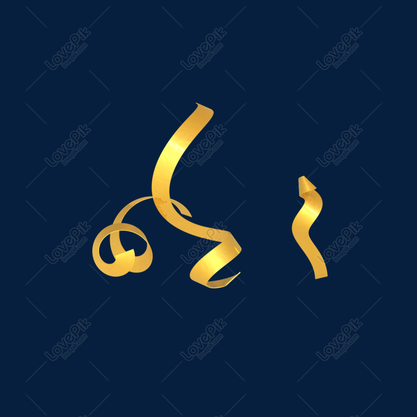 c4d three dimensional gold ribbon ribbon png image picture free download 611646982 lovepik com lovepik