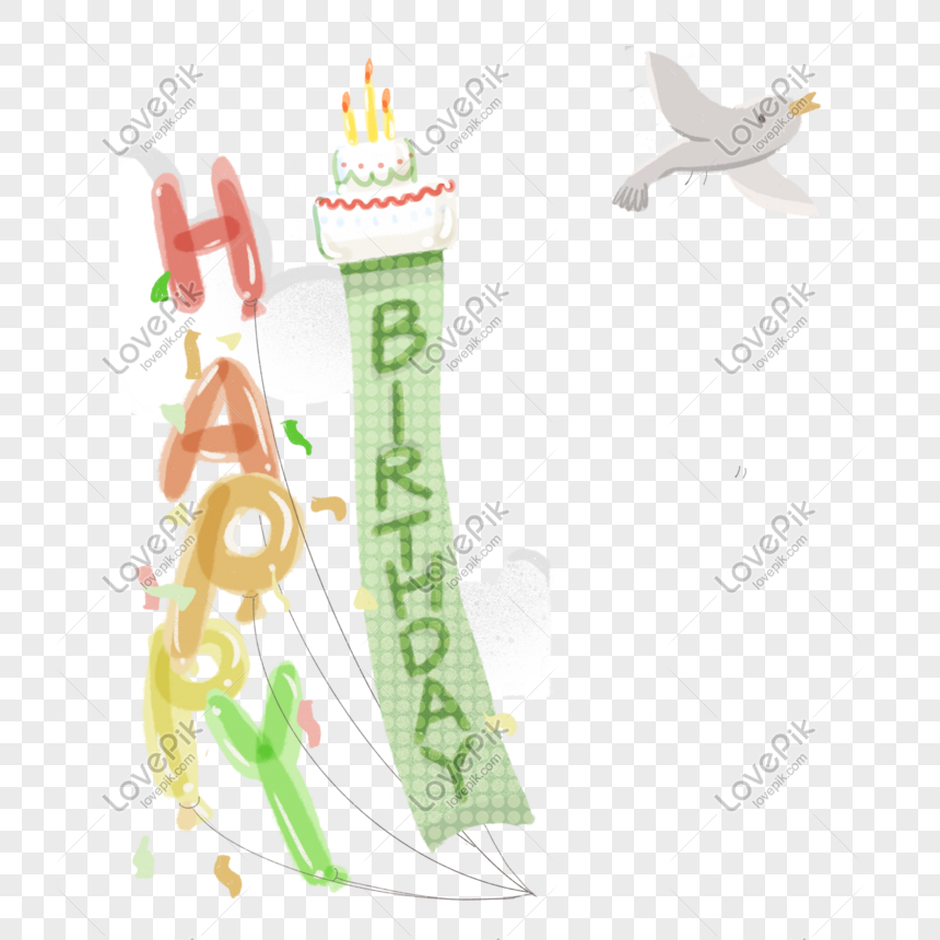 Gambar Balon Dan Tulisan Happy Birthday - Kata Keren