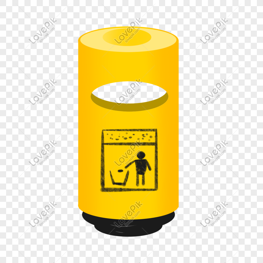 Download Yellow Trash Can Illustration Png Image Picture Free Download 611697651 Lovepik Com PSD Mockup Templates