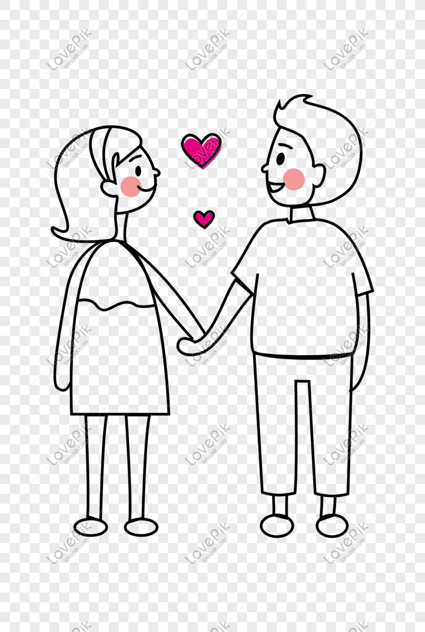 Romantic Couple, Couple Drawing, Man Drawing, Romantic Drawing PNG  Transparent Clipart Image and PSD File for Free Download