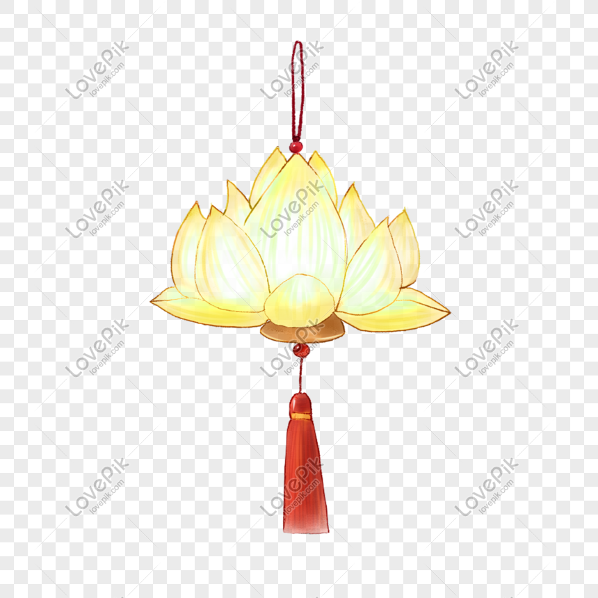 chinese lotus lamp