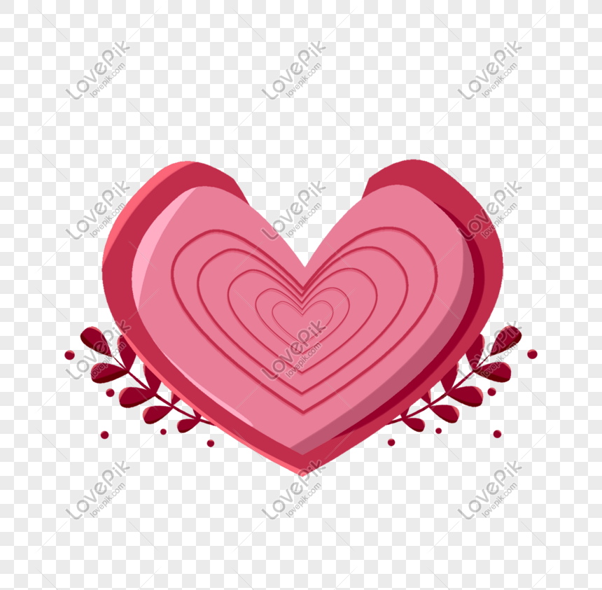 バレンタインデーの愛と植物のイラストイメージ グラフィックス Id Prf画像フォーマットpsd Jp Lovepik Com