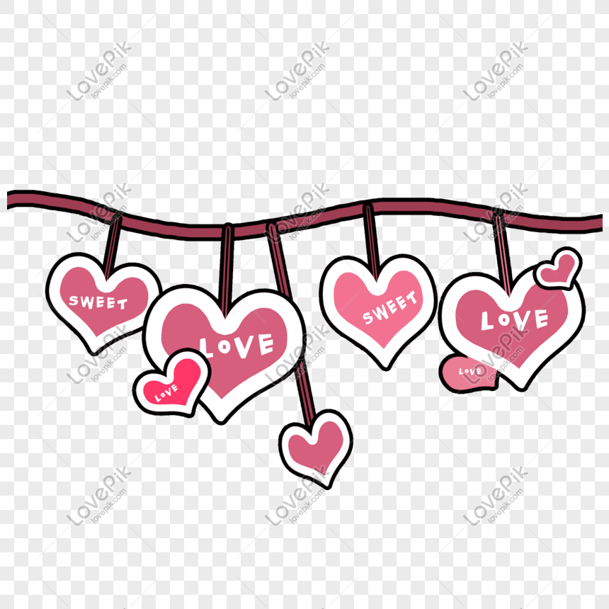 Día De San Valentín Amor Adornos Ilustración PNG Imágenes Gratis - Lovepik