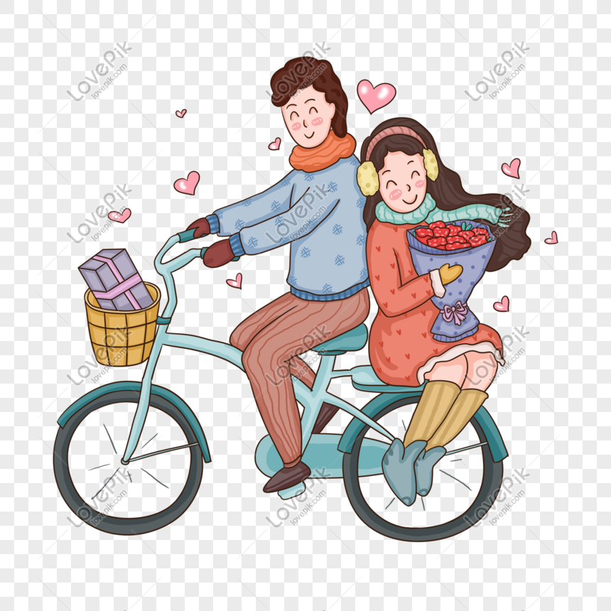 Hình ảnh Ngày Valentine cặp đôi đi xe đạp lãng mạn Chào mừng Ngày Valentine tràn ngập tình yêu! Hãy tải về hình ảnh đôi tình nhân này đi xe đạp cùng nhau vào ngày Valentine, tạo nên không khí lãng mạn và yêu thương. Hình ảnh này sẽ giúp các bạn tìm thấy động lực để tỏ tình với người mình yêu thương.