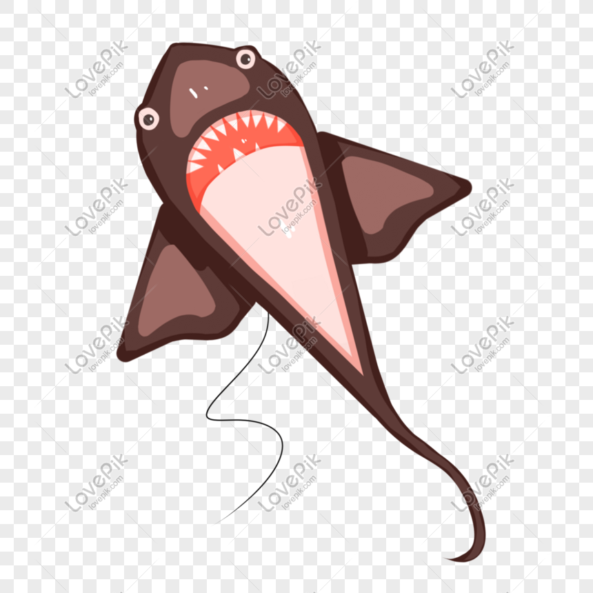 Hình ảnh Vẽ Tay Minh Họa Diều Cá Mập Lớn PNG Miễn Phí Tải Về - Lovepik