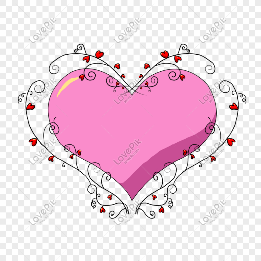 Những hình ảnh trái tim màu hồng xinh đẹp và dễ thương