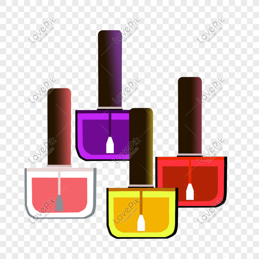 A Vector Illustration Of A Colored Nail Polish Bottle Vector, Finger,  Manicure, Illustration PNG and Vector with Transparent Background for Free  Download