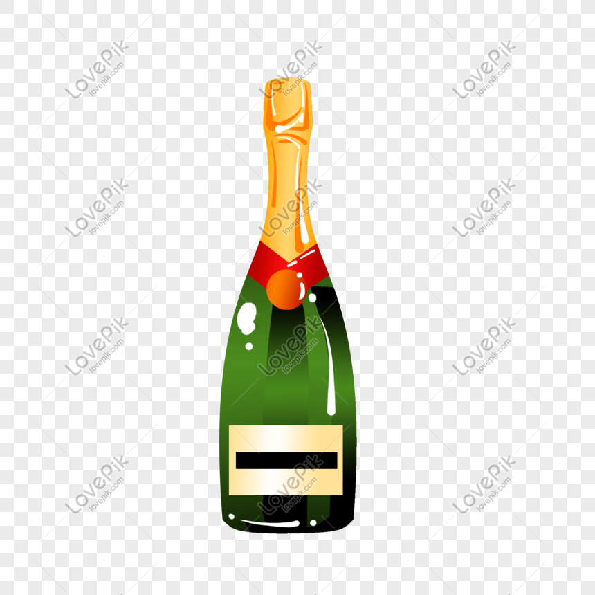 Download Hand Drawn Green Champagne Bottle Illustration Png Image Picture Free Download 611697148 Lovepik Com PSD Mockup Templates