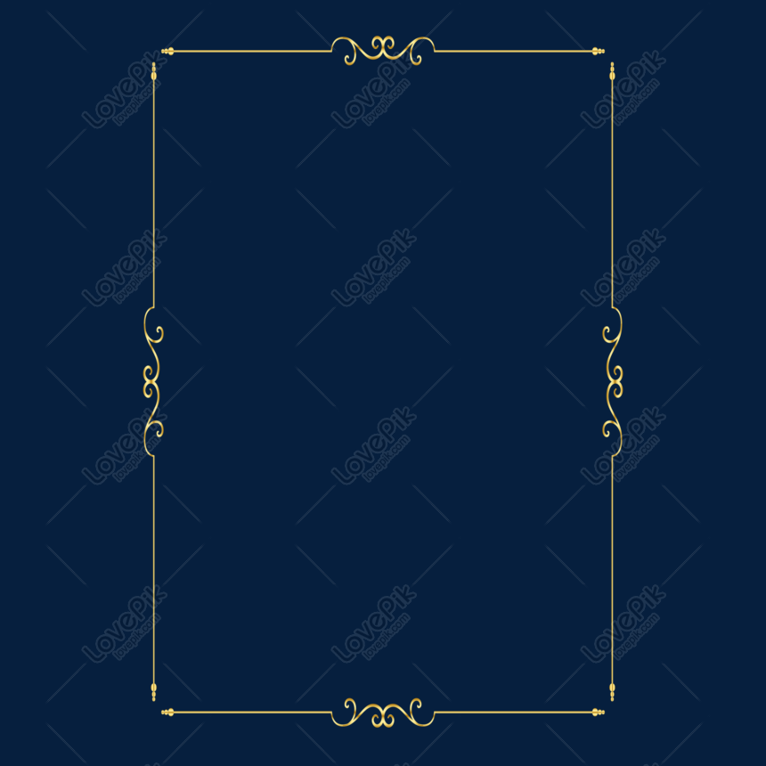 Slender Rectangular Gold Border PNG Transparent Background And Clipart  Image For Free Download - Lovepik | 611699470