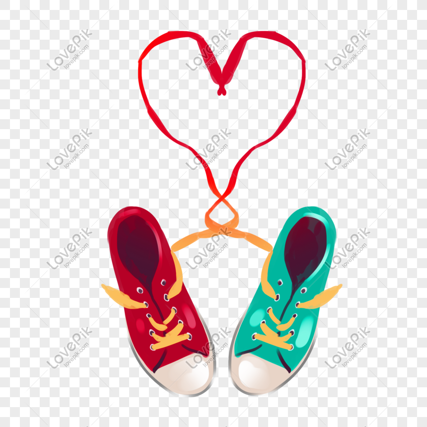 Hình Ảnh Vẽ Tay Valentine Đôi Giày Minh Họa Png Miễn Phí Tải Về - Lovepik