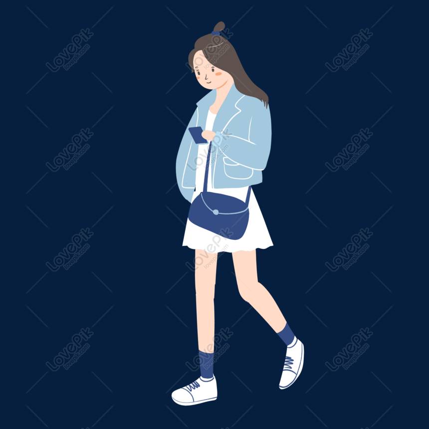 Free: Cartoon Girl Clipart Girl Png - Simple Girl Clipart 