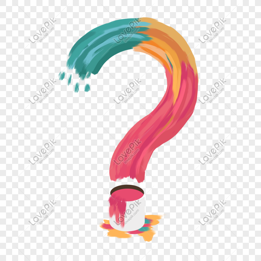 hand painted color analog color question mark png image picture free download 611699129 lovepik com hand painted color analog color