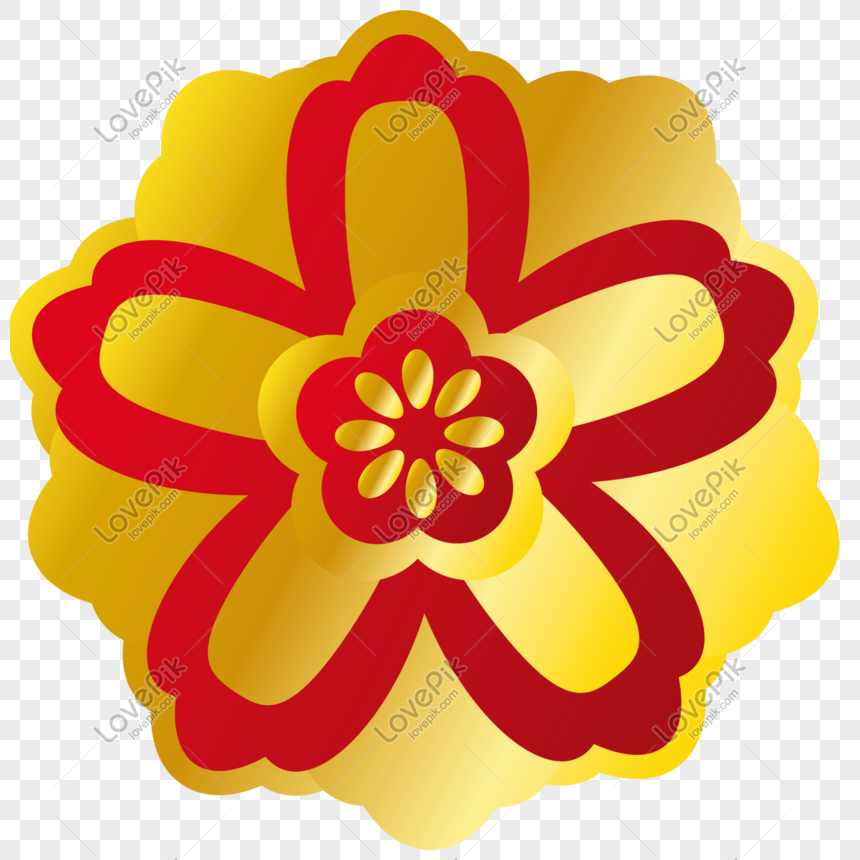 Golden Flower PNG Images With Transparent Background | Free Download On  Lovepik