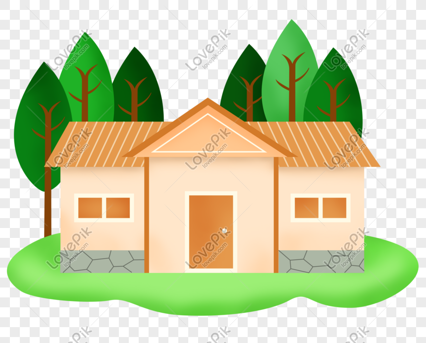 Cartoon Farm Hut Illustration PNG Free Download And Clipart Image For Free  Download - Lovepik | 611707563