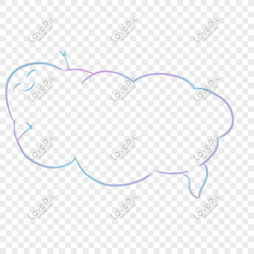 Cartoon Hand Drawn Linear Dialog PNG Hd Transparent Image And Clipart ...