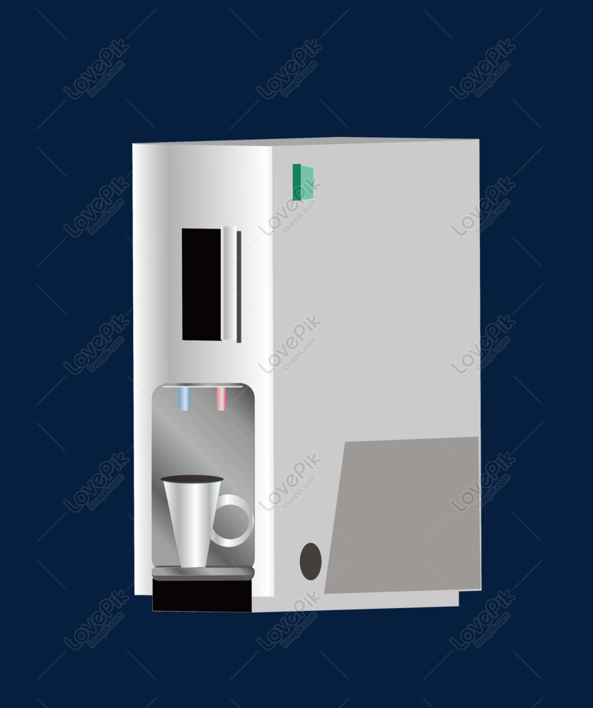 Hand Painted Home Appliance Coffee Straight Drink Machine Illust Png Image Picture Free Download Lovepik Com