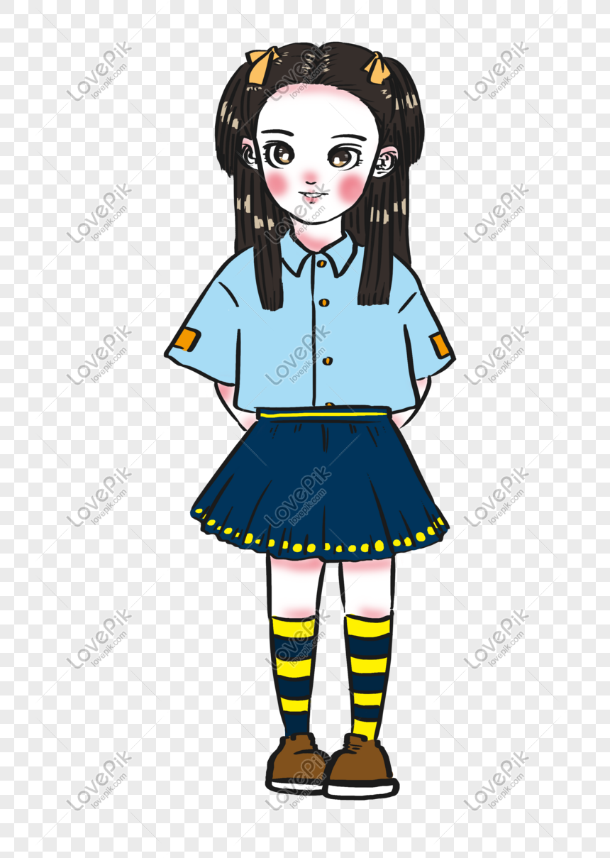 Girls Day Pure And Cute Girl Cartoon Character PNG Image And Clipart Image  For Free Download - Lovepik | 611751628
