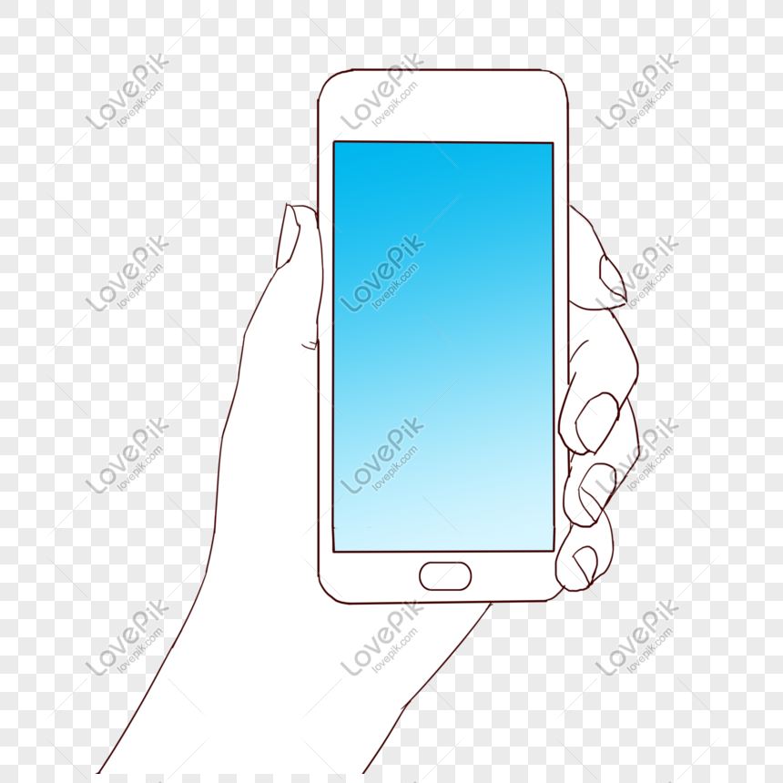 Finger Hand Holding Mobile Phone Abstract Pattern Cartoon Decora PNG  Transparent Background And Clipart Image For Free Download - Lovepik |  611712730