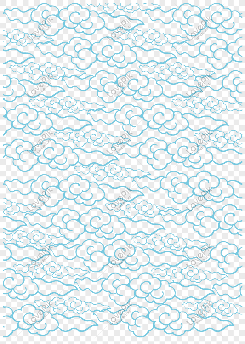 Hand Drawn Tumbling Cloud Illustration Free PNG And Clipart Image For ...