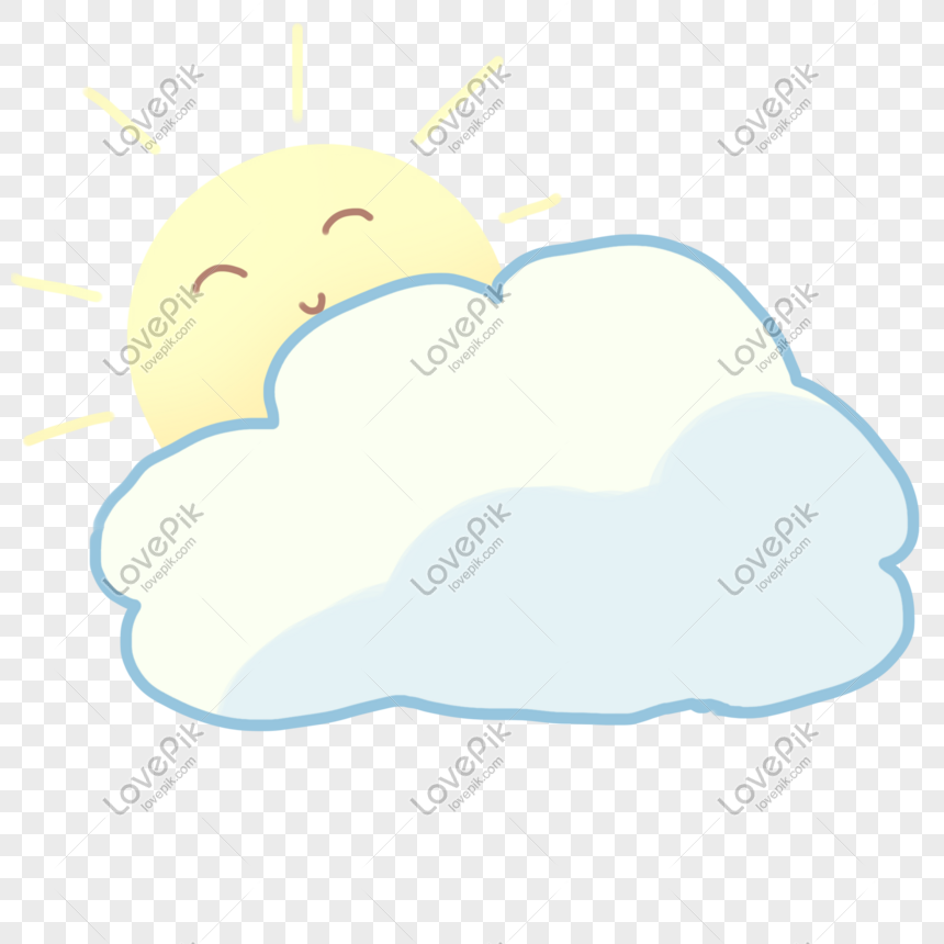 Hand Drawn Cartoon Series Sky Clouds Sun Free PNG And Clipart Image For  Free Download - Lovepik | 611709109