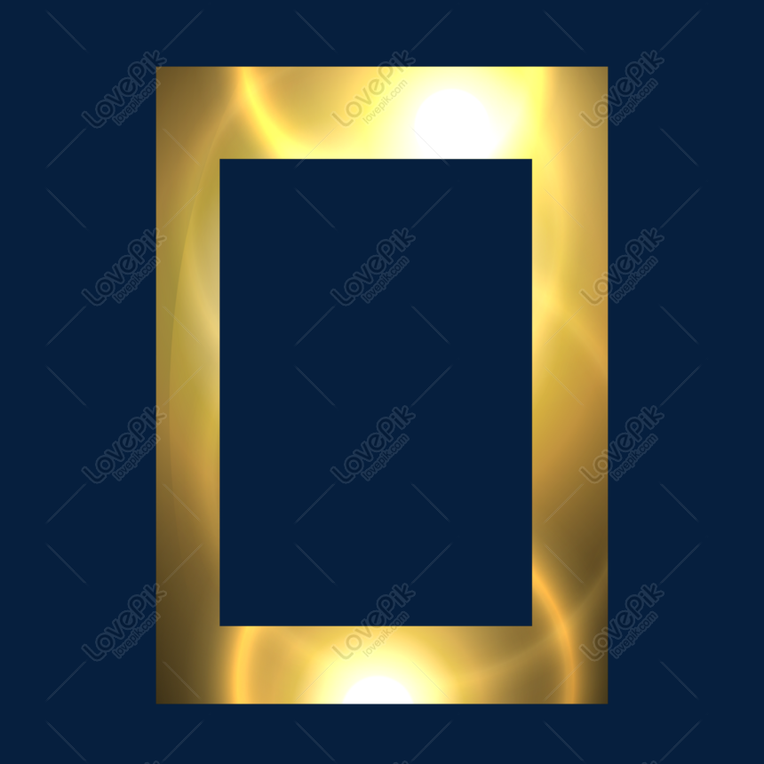 Rectangular Gold Foil Cartoon Style Border Png Image Free Download And  Clipart Image For Free Download - Lovepik | 611720181