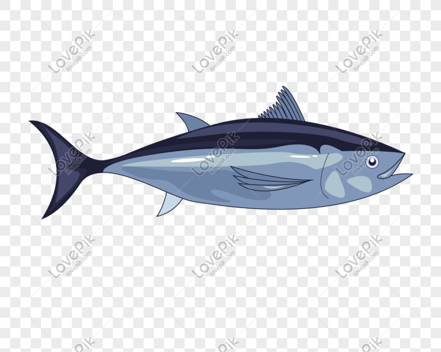 Dibujado A Mano Dibujos Animados De Pescado Azul Ilustración PNG Imágenes  Gratis - Lovepik
