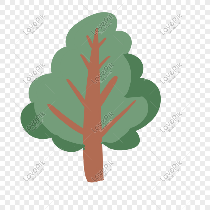 Árboles Verdes Elementos De árboles Dibujados A Mano PNG Imágenes Gratis -  Lovepik