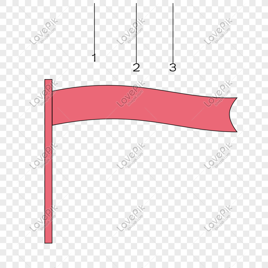 Free Vectors  Small ribbon _ pink