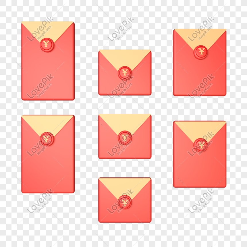 Red Envelope Png, Full Size PNG Download