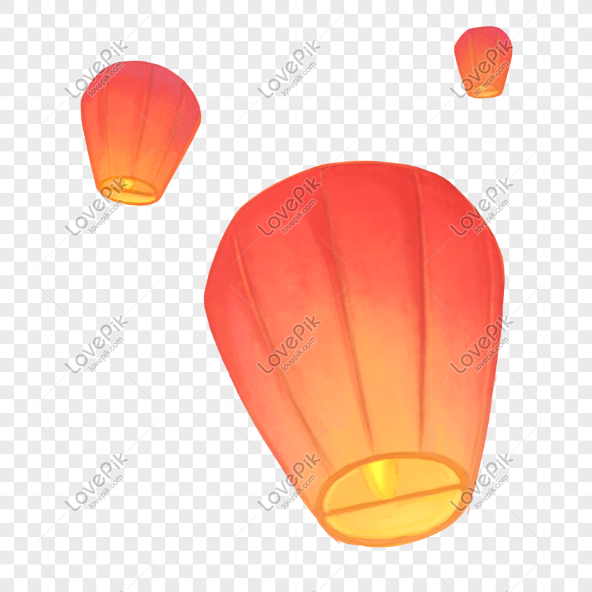 Cartoon Hand-painted Chinese Style Lantern Festival Illustration PNG ...