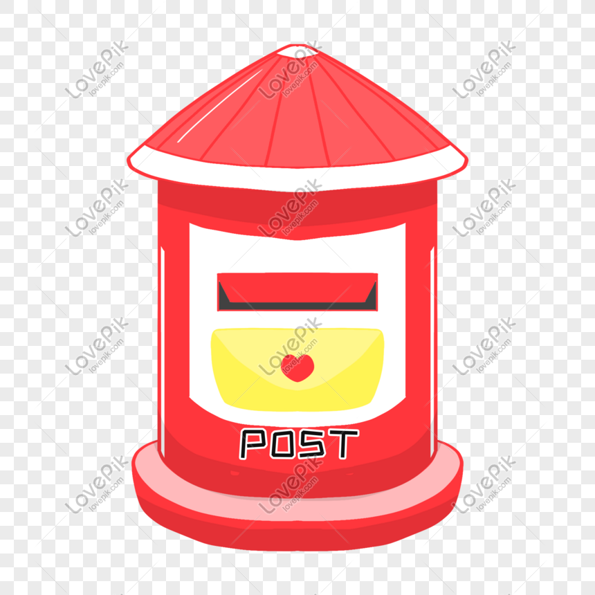 Hand Drawn Red Postbox Illustration PNG White Transparent And Clipart Image  For Free Download - Lovepik | 611713462