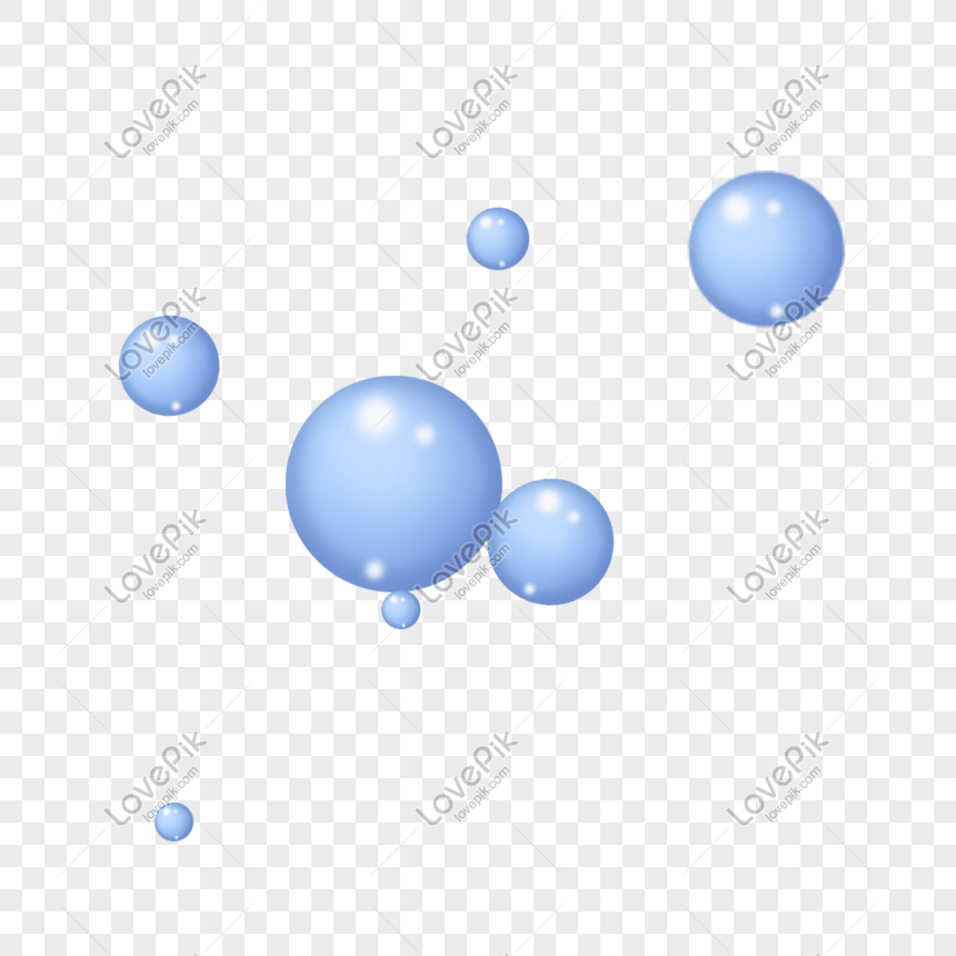 Photo De Goutte Deau Ronde Bleue Petit Dessin Animénuméro