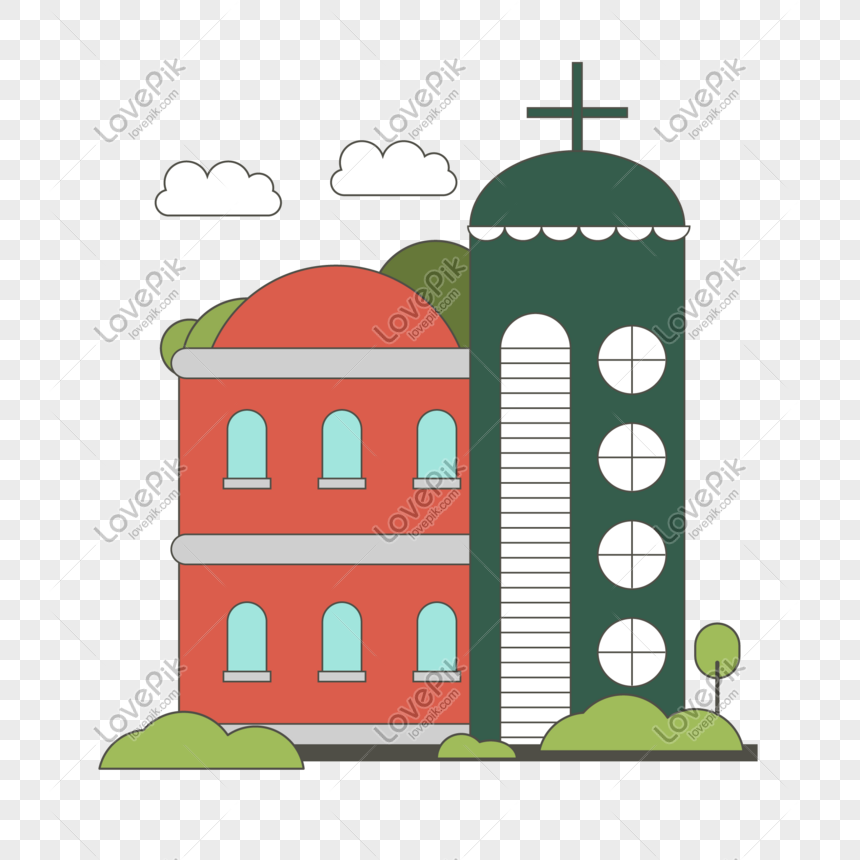 Cartoon Church PNG Images With Transparent Background | Free Download On  Lovepik