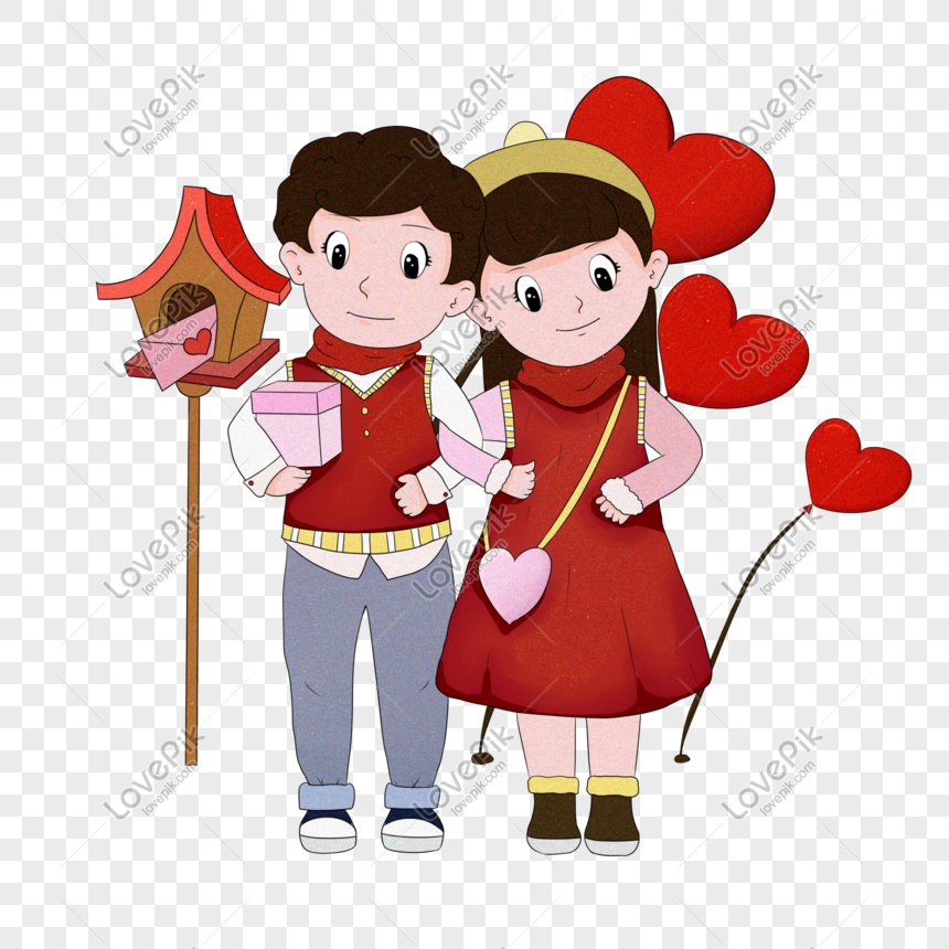 Hình ảnh Vẽ Tay Lãng Mạn Valentine Minh Họa PNG Miễn Phí Tải Về ...