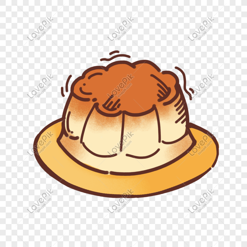 Cartoon Hand Drawn Cute Pudding PNG Picture And Clipart Image For Free  Download - Lovepik | 611740005