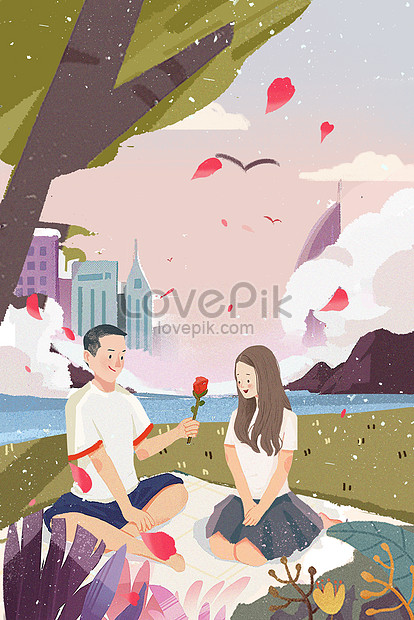 105+ Gambar Kartun Lukisan Romantis Gratis Terbaru