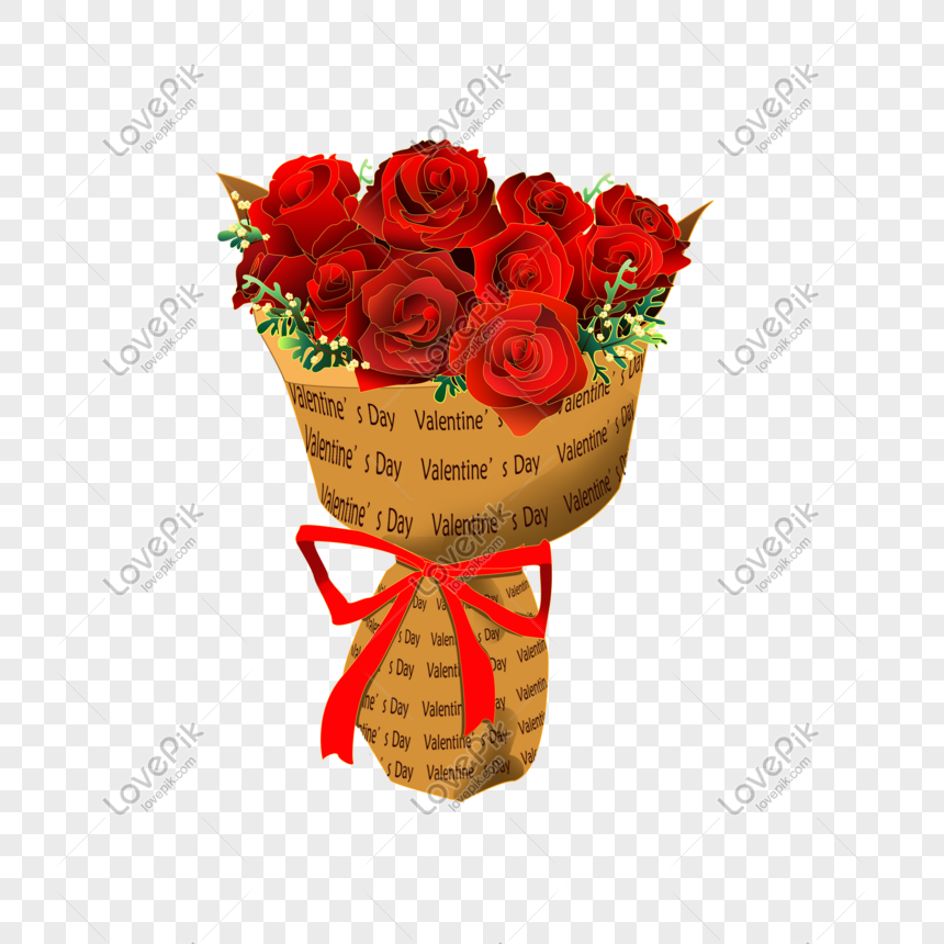 Bó hoa hồng Valentine: \