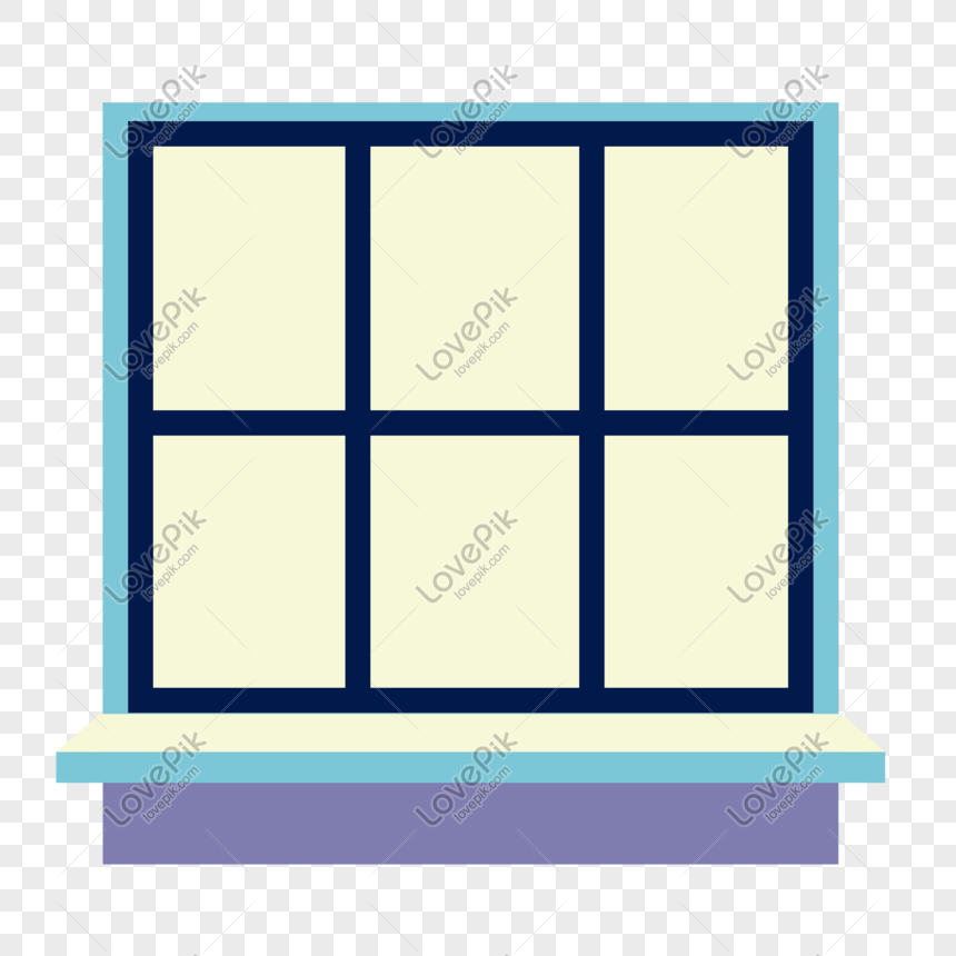 Balcon Creativo Ventana Grande De Dibujos Animados Brillante Imagenes De Graficos Png Gratis Lovepik